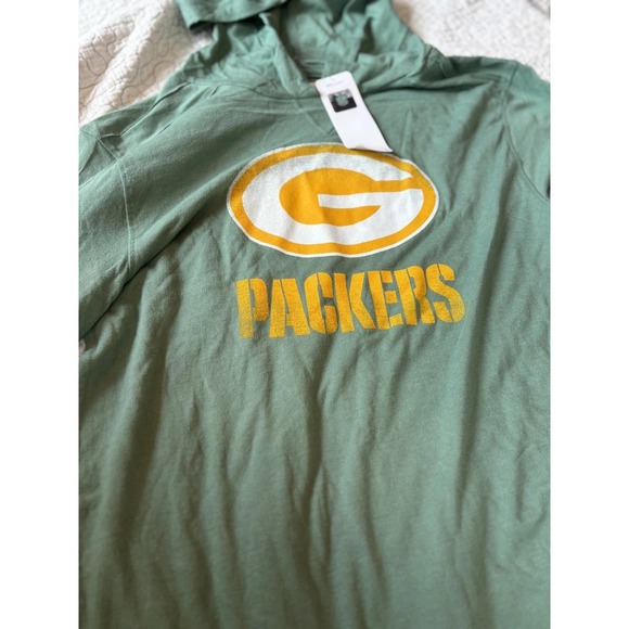 NFL Green Bay Packers Hoodie Long Sleeve T-Shirt Mens S NWT - Picture 3 of 4